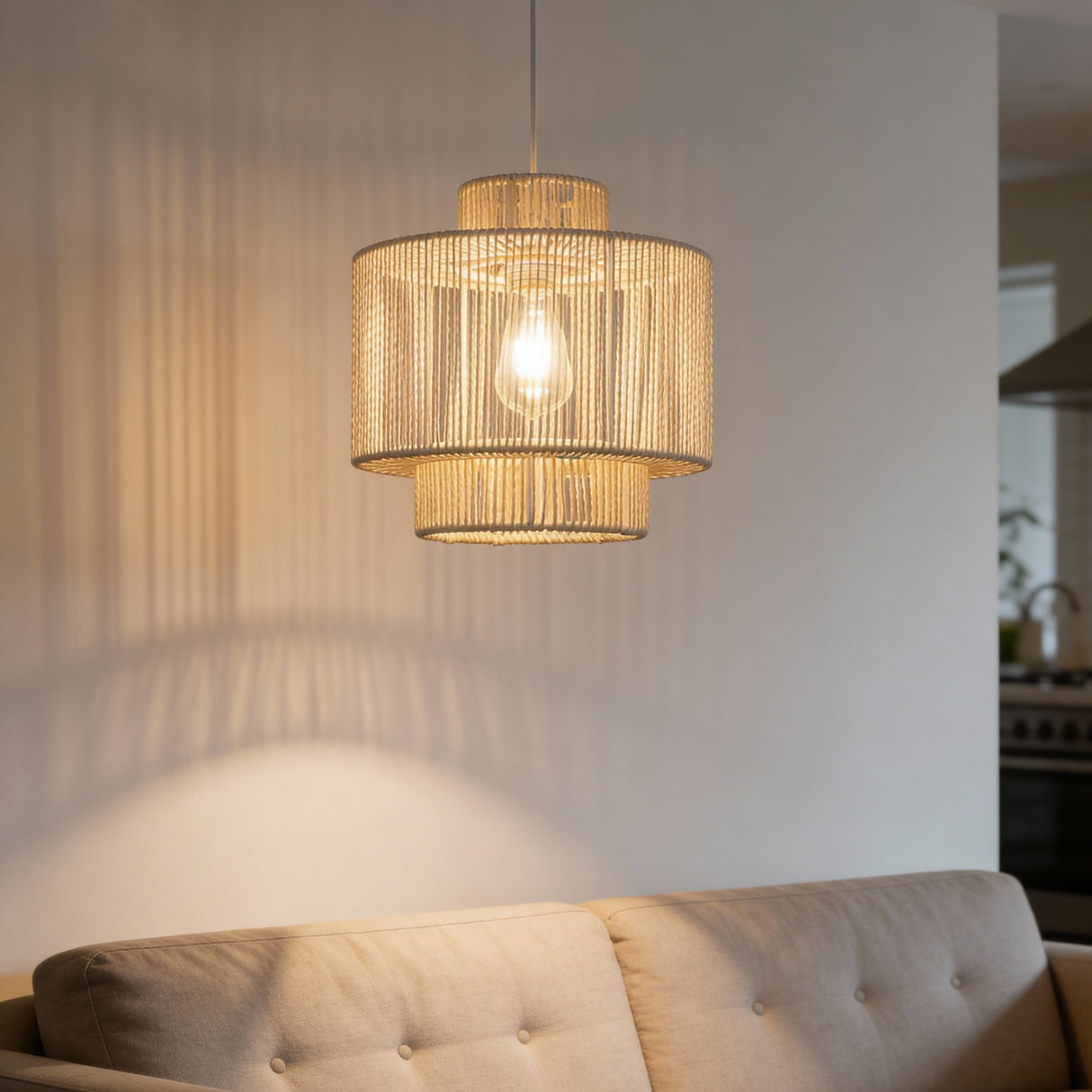 Neka Hanglamp Ø30 Raw White