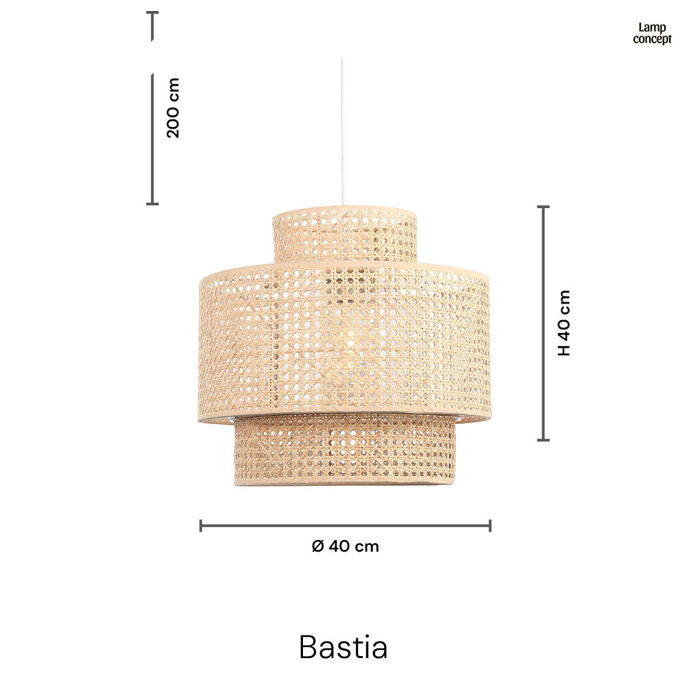 Bastia Rotan Hanglamp