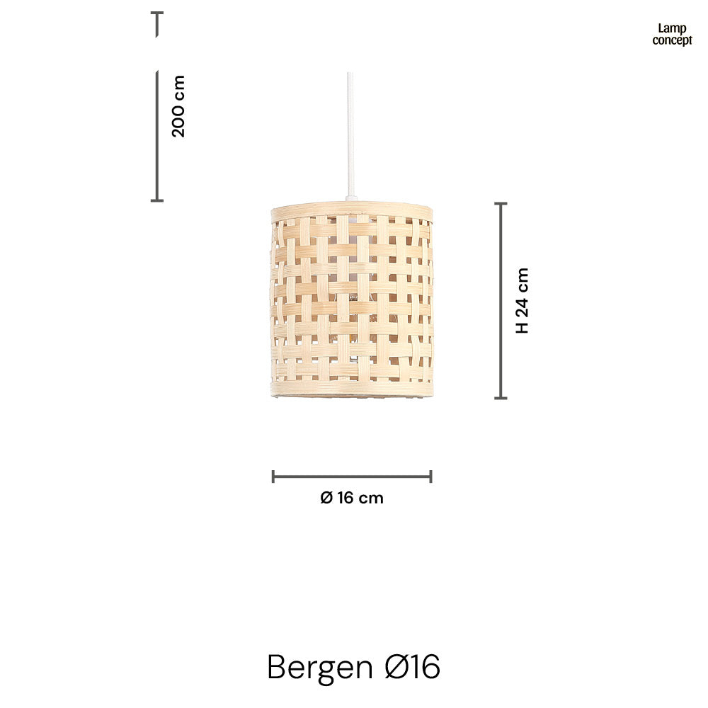 Bergen Hanglamp Ø16