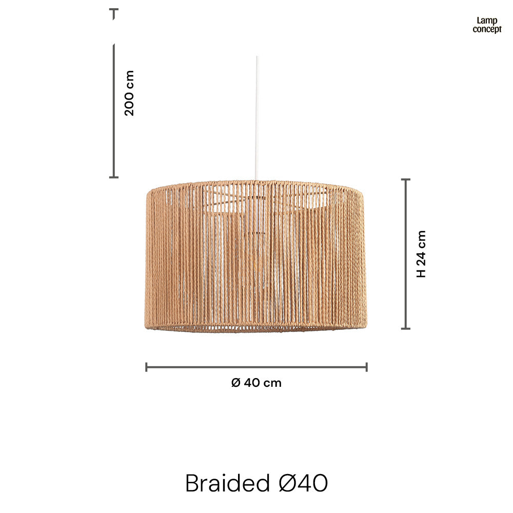 Braided Hanglamp Ø40