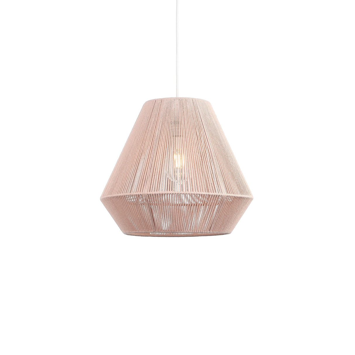 Cadiz Taklampa Ø32 Dammig Rosa-Lampconcept.se