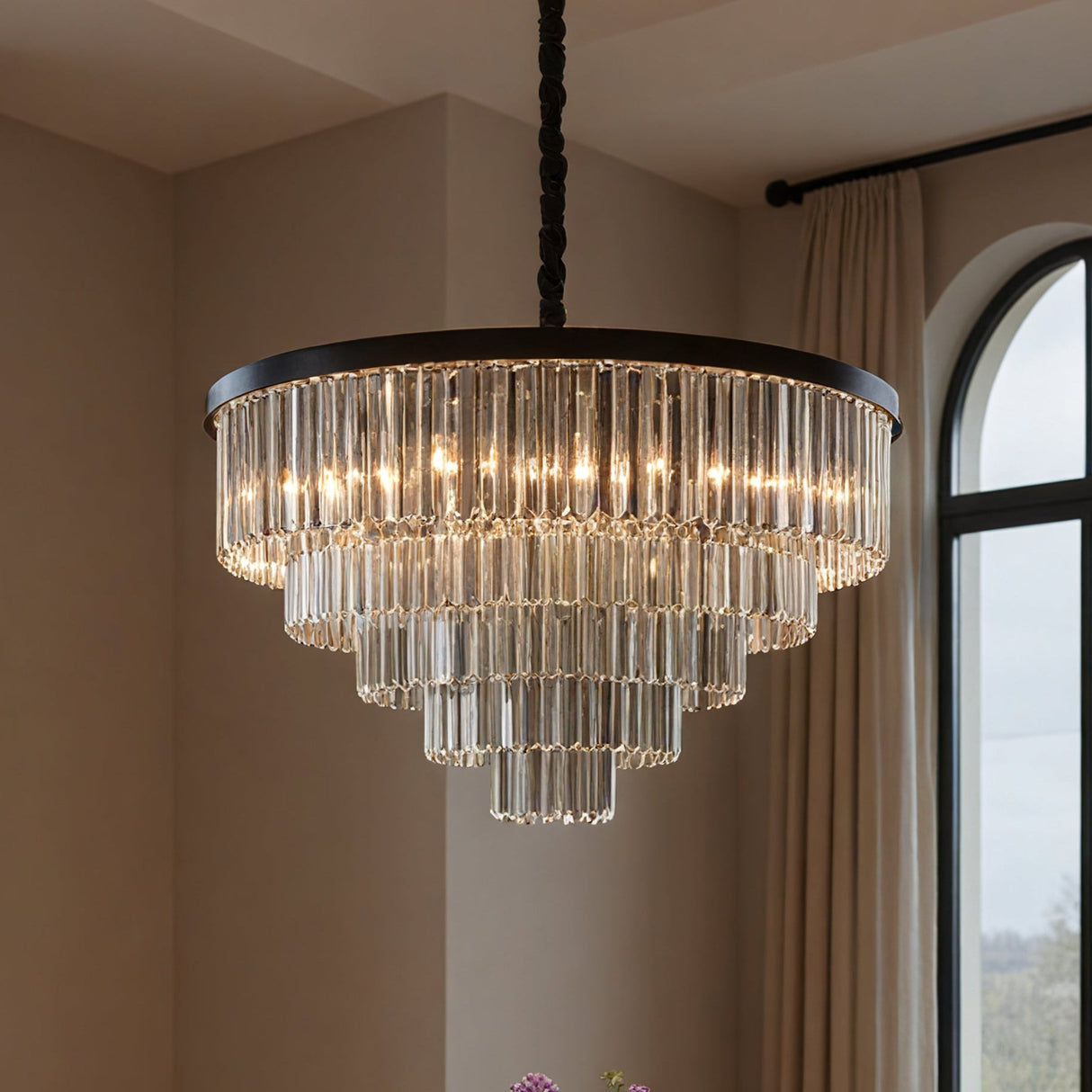 Santorini Kroonluchter Ø80 Smoke