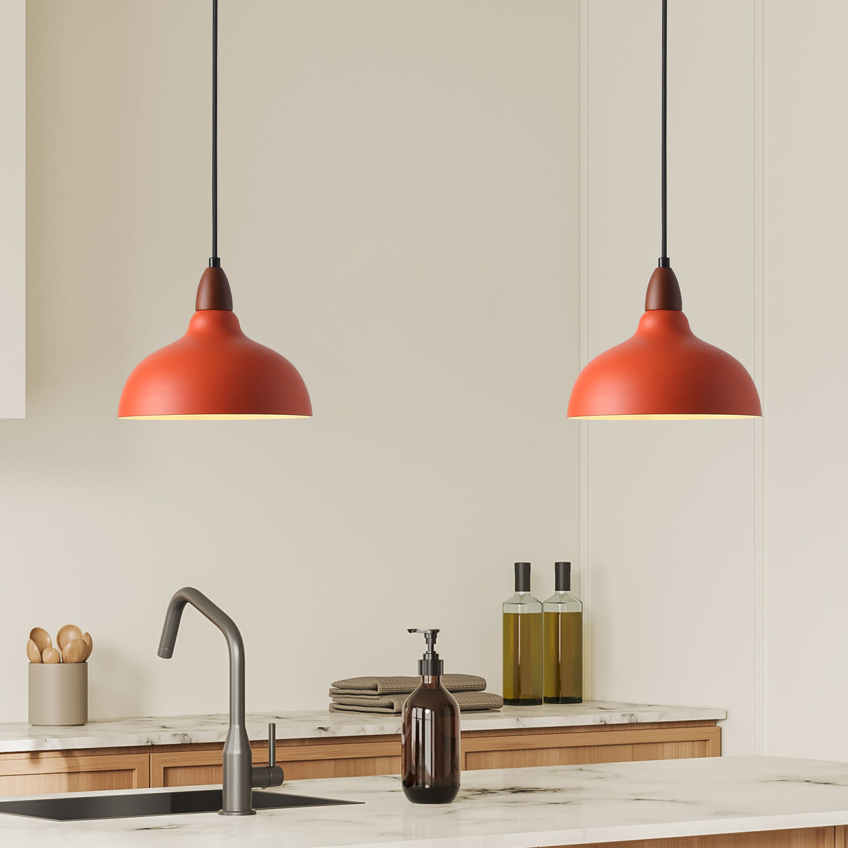 Oak Hanglamp Ø24 Oranje