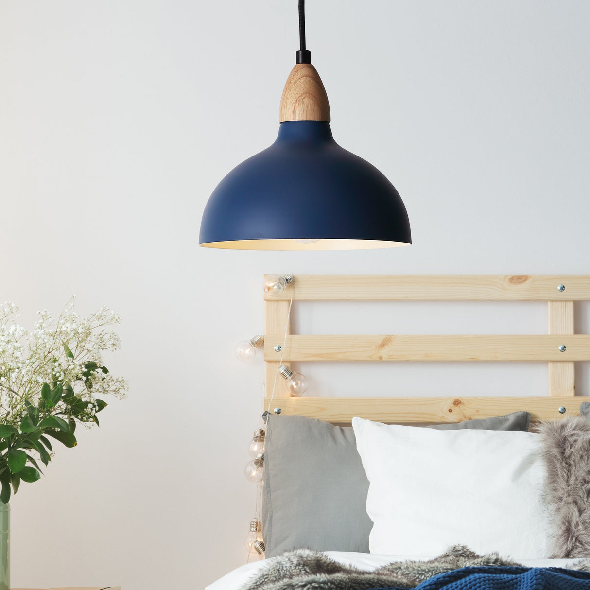 Oak Hanglamp Ø19 Blauw