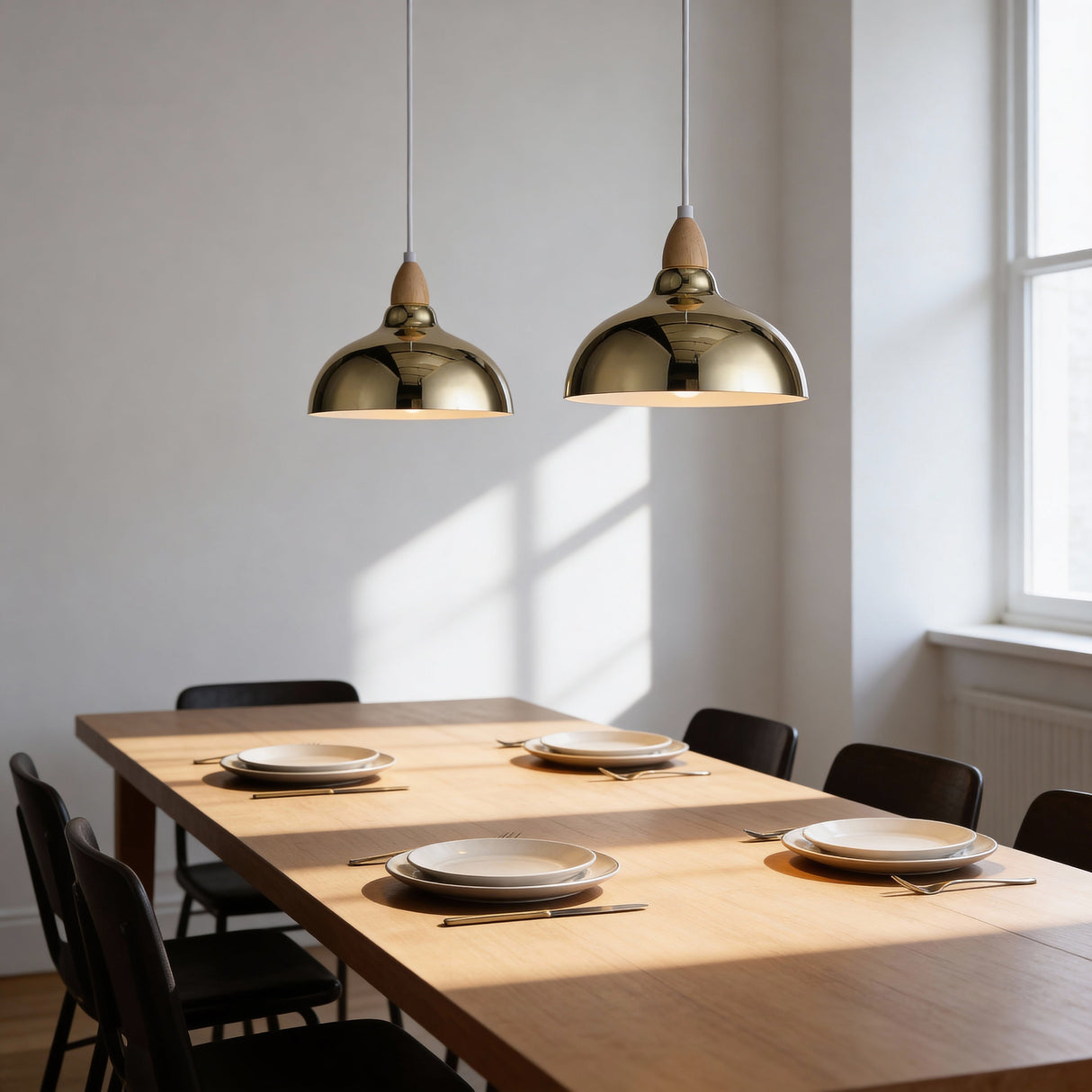 Oak Hanglamp Ø24 Helder Messing