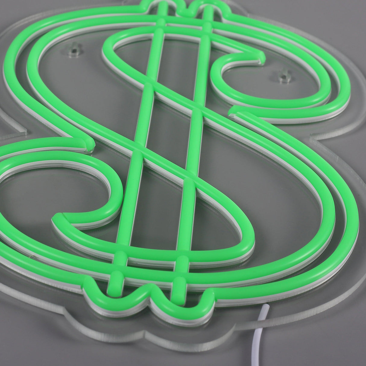 Dollar Sign Neon Vägglampa-Lampconcept.se