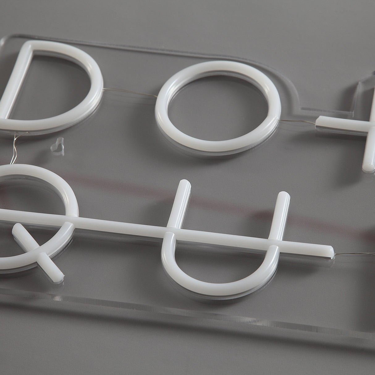 Don't Quit Neon Vägglampa Blå-Lampconcept.se