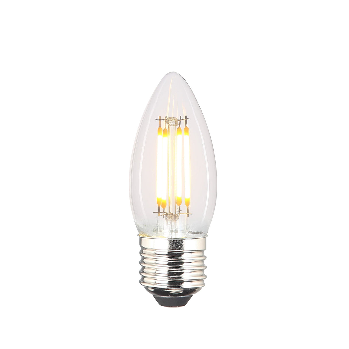 LED E27 4W B35 Dimbar Klar-Lampconcept.se