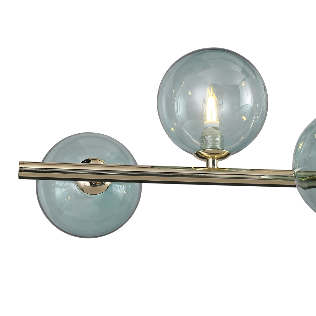 Bubbles Lange Hanglamp 90cm Groen