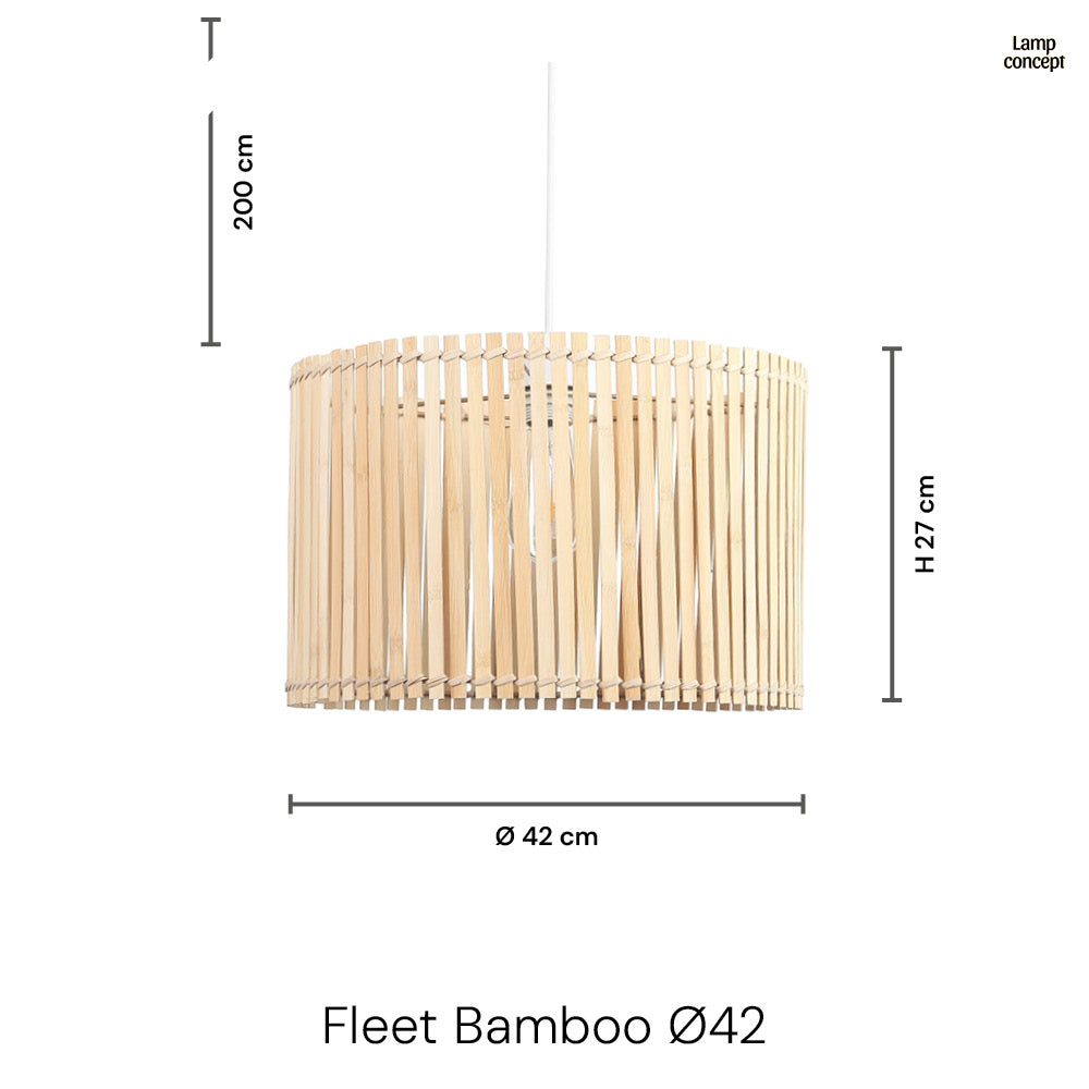 Fleet Bamboo Hanglamp Ø42