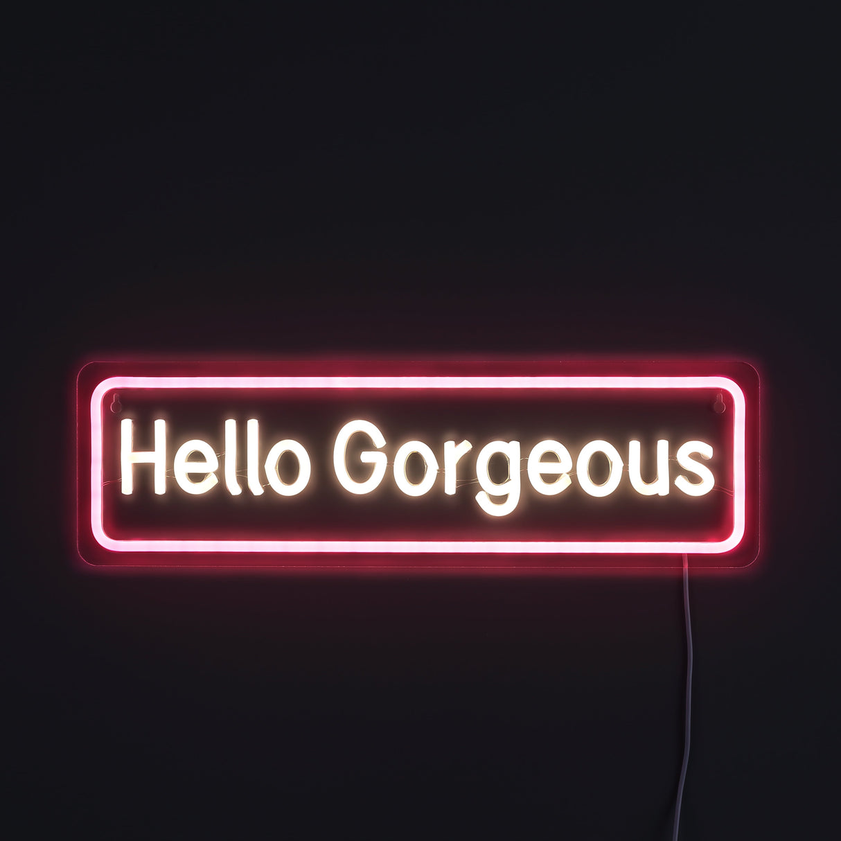 Hello Georgeous Neon Vägglampa-Lampconcept.se