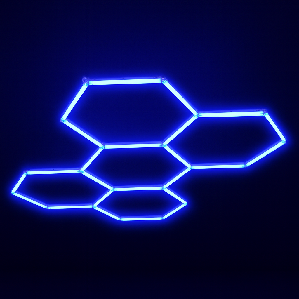 Hexagon Garage LED 5-Set 6500K RGB
