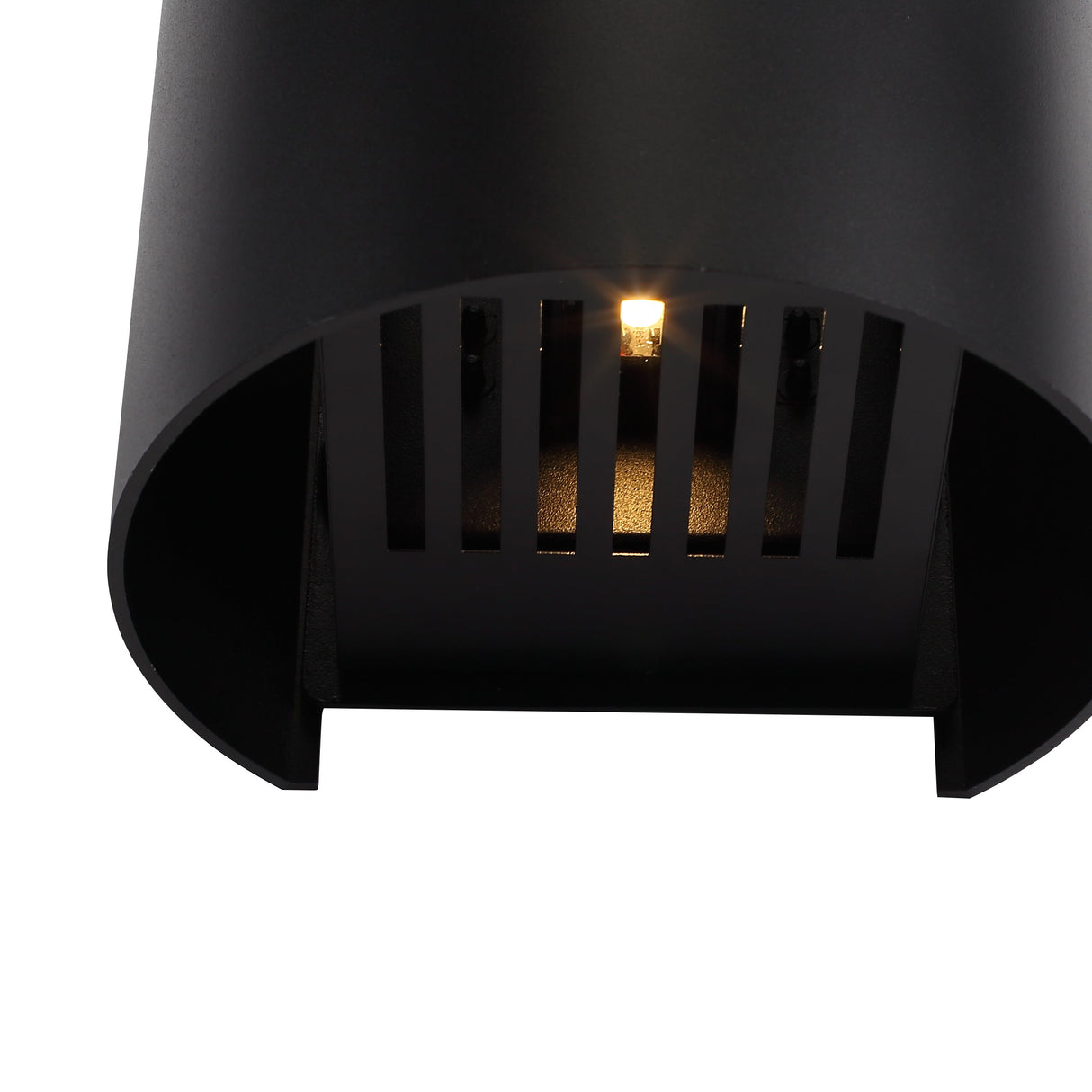 Sunset Rond IP54 6W Wandlamp Buiten Zwart