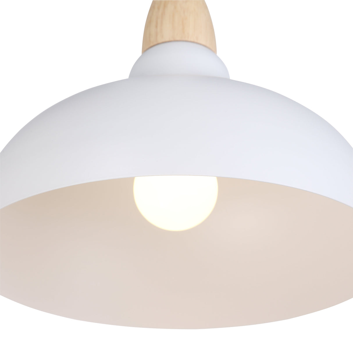 Oak Taklampa Ø24 Vit-Lampconcept.se