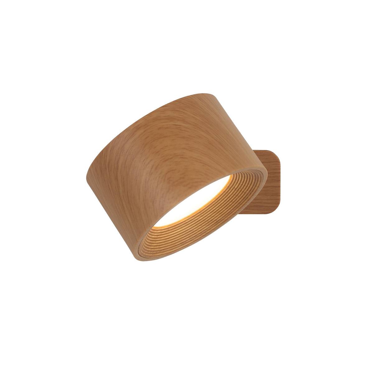 Ticky Magnetische Wandlamp Houtlook