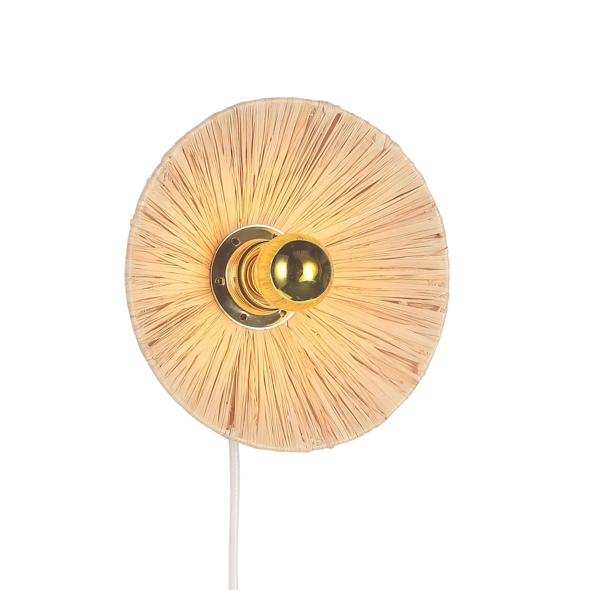 Flare Raffia Vägglampa Ø20-Lampconcept.se