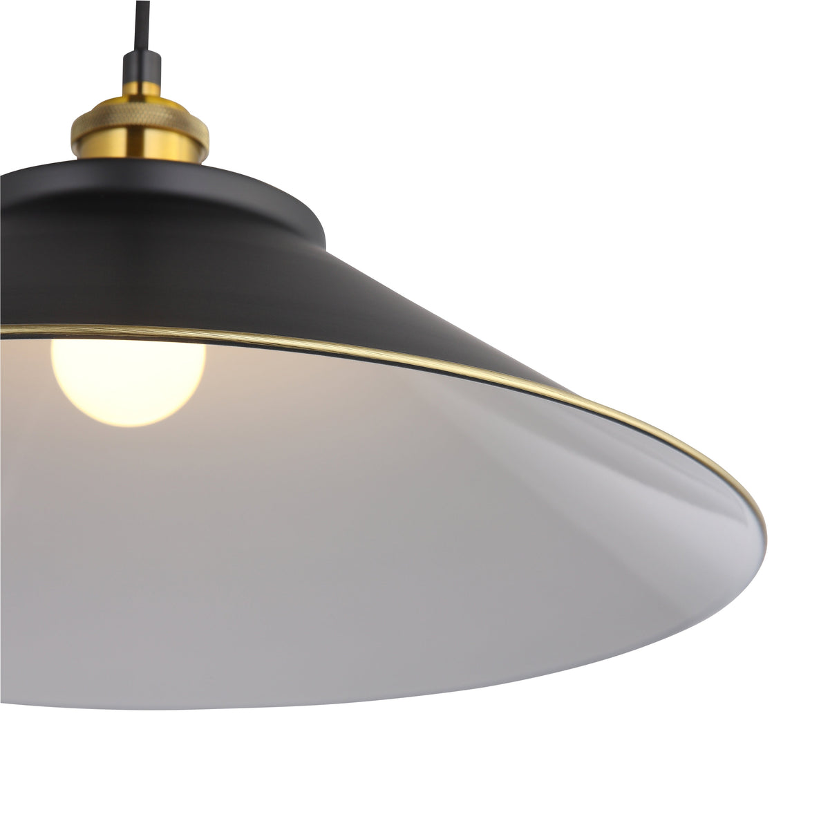 Coffee Taklampa Ø40 Svart/Mässing-Lampconcept.se