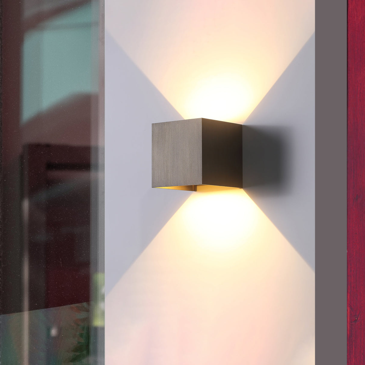 LED Wandspot IP54 6W Buiten Antiek