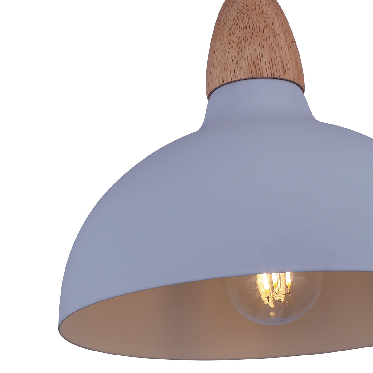 Oak Hanglamp Ø19 Lichtblauw