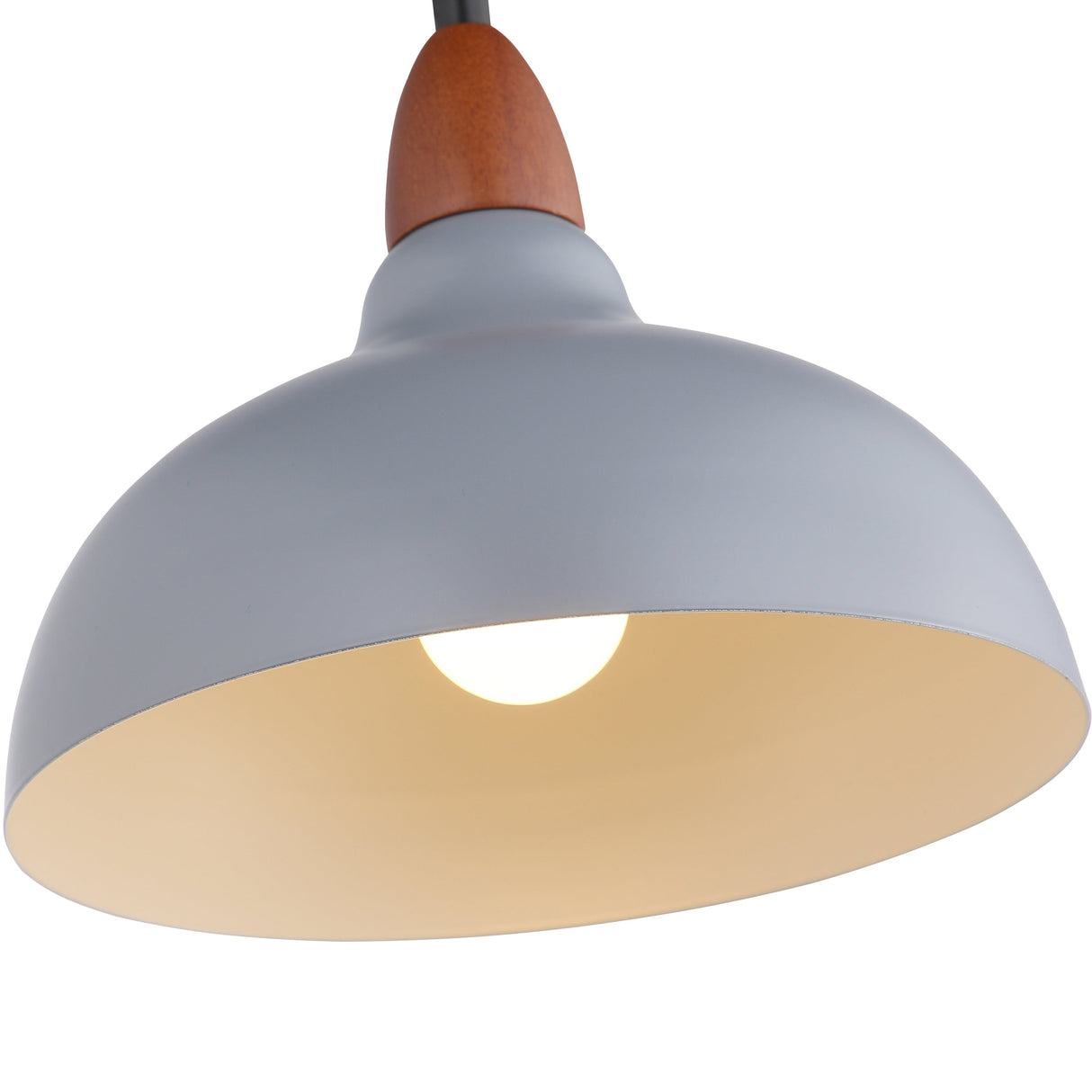 Oak Taklampa Ø24 Grå-Lampconcept.se