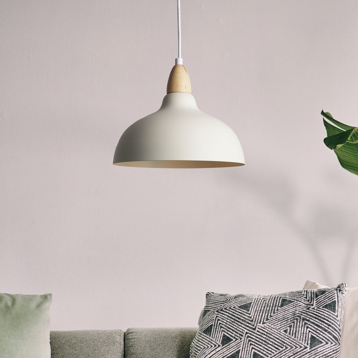 Oak Hanglamp Ø24 Nude