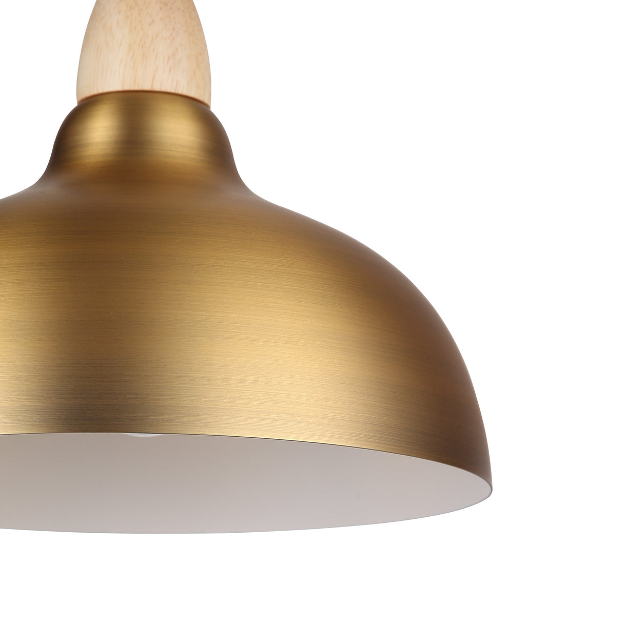 Oak Hanglamp Ø24 Geborsteld Messing