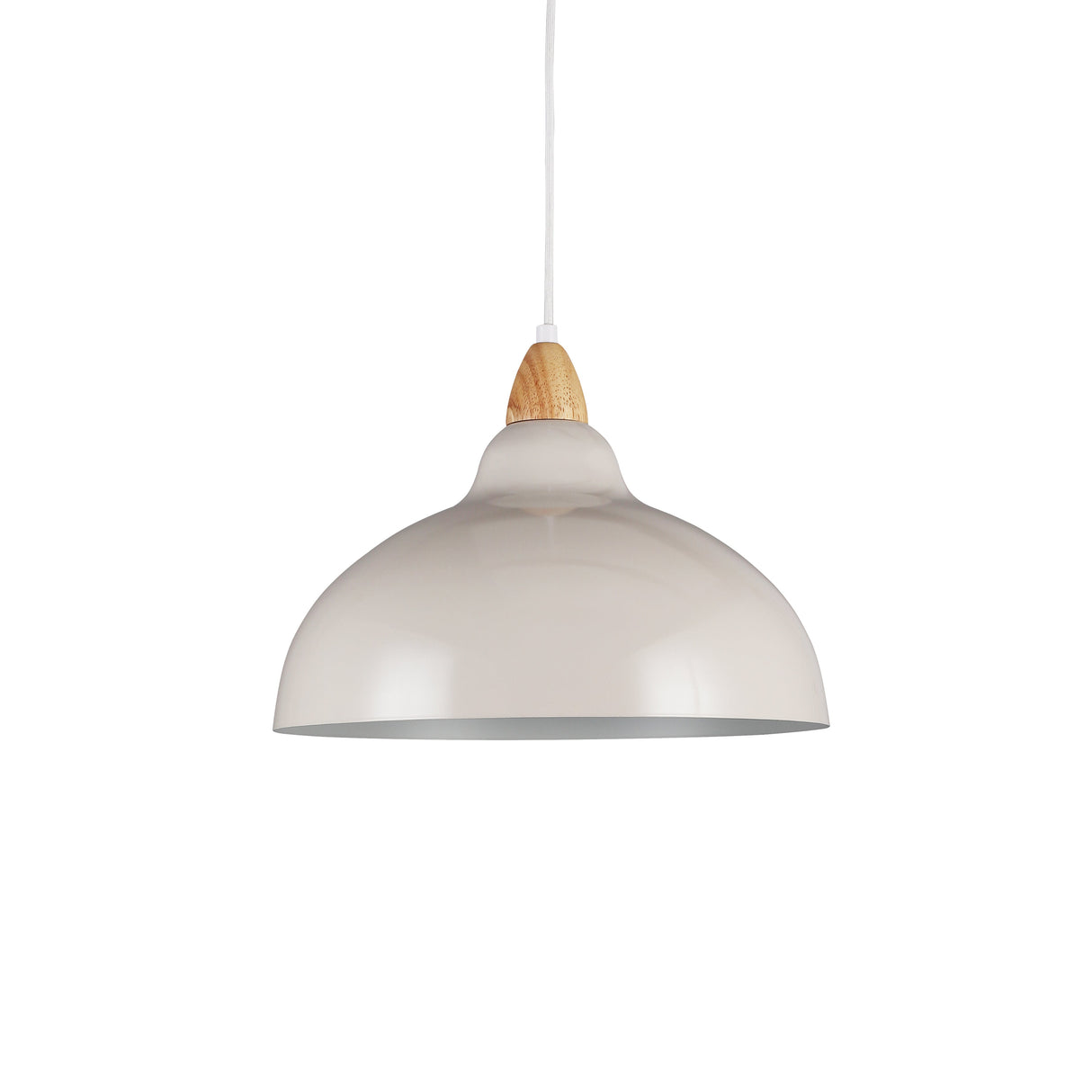 Oak Hanglamp Ø35 Glossy Dove