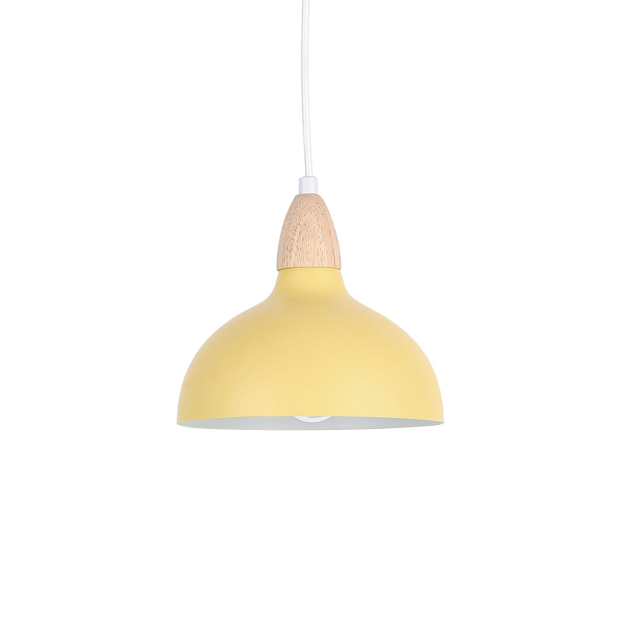 Oak Hanglamp Ø19 Lemon Geel