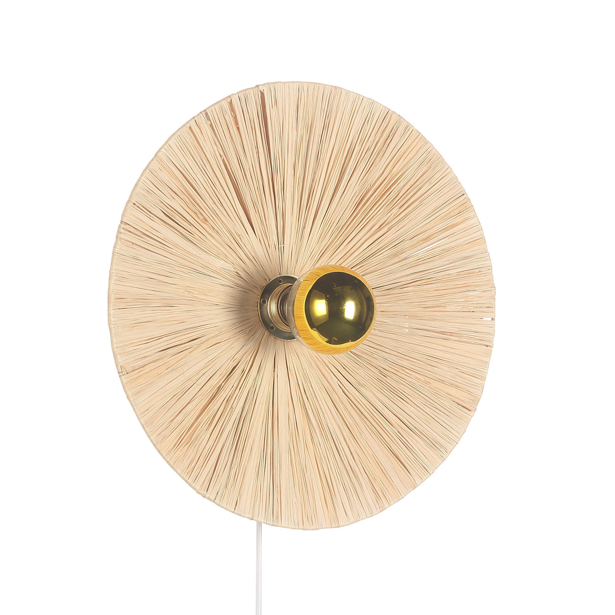 Flare Raffia Vägglampa Ø40-Lampconcept.se