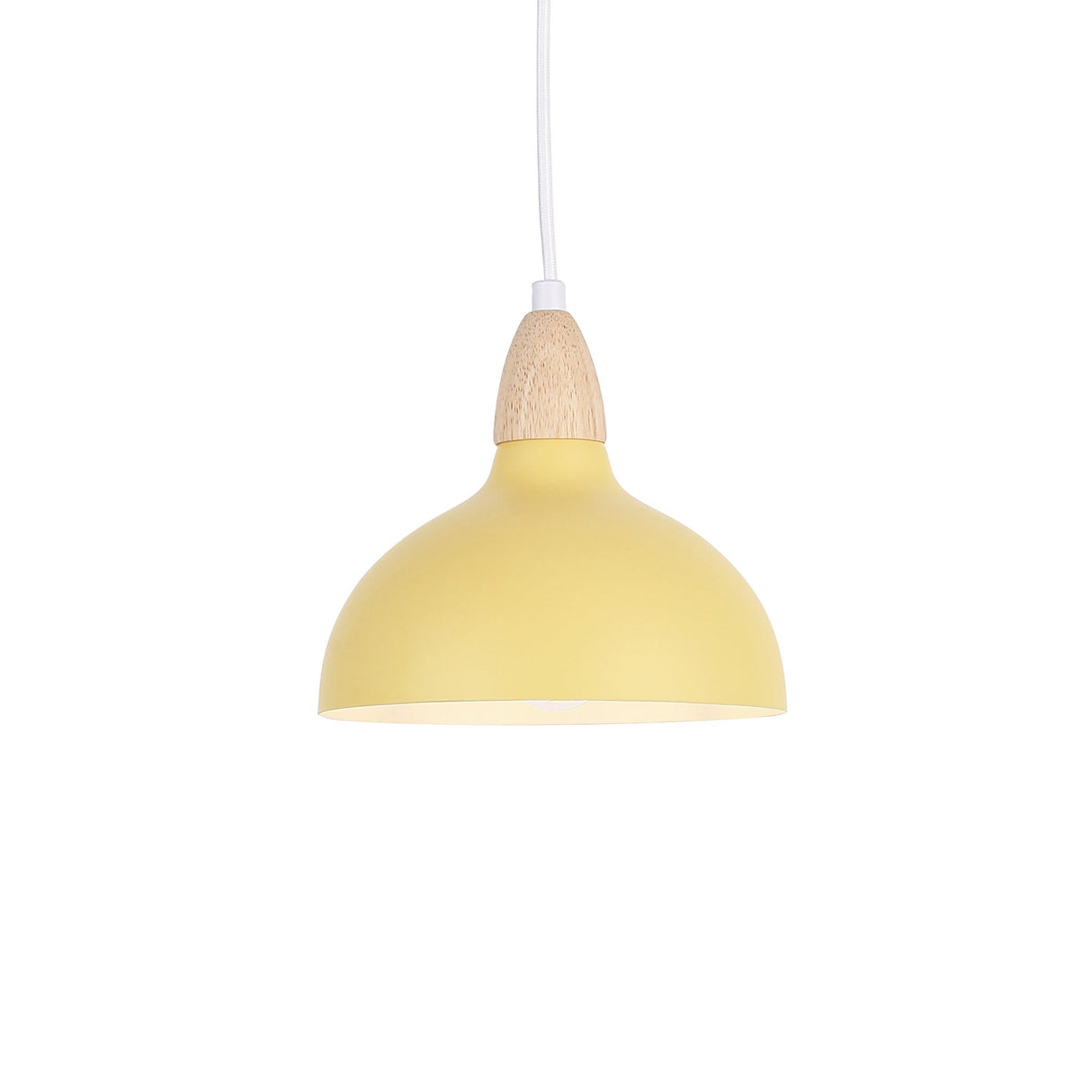 Oak Hanglamp Ø19 Lemon Geel