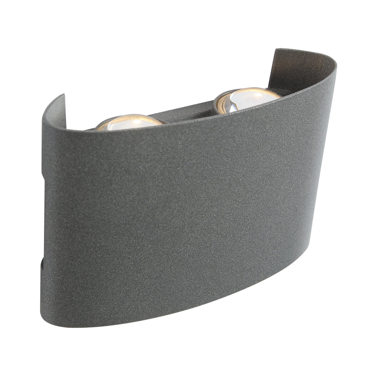 Ortelo 4W 12cm Vägglampa Utomhus Grå-Lampconcept.se