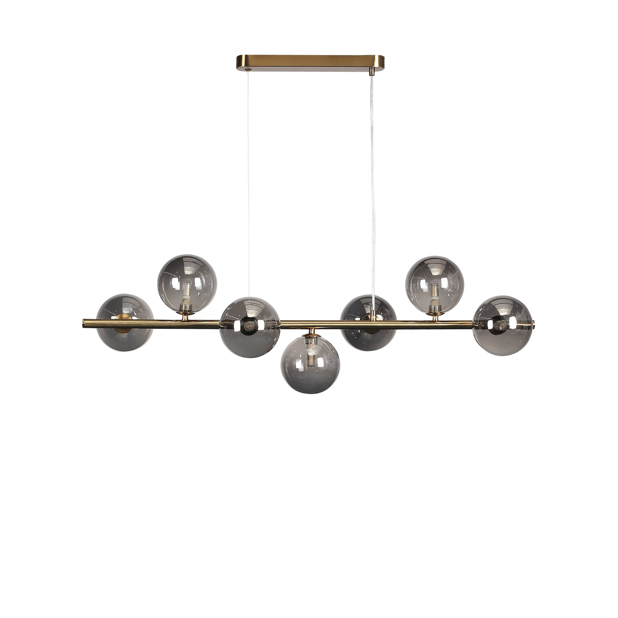 Bubbles Lange Hanglamp 90cm Smoke