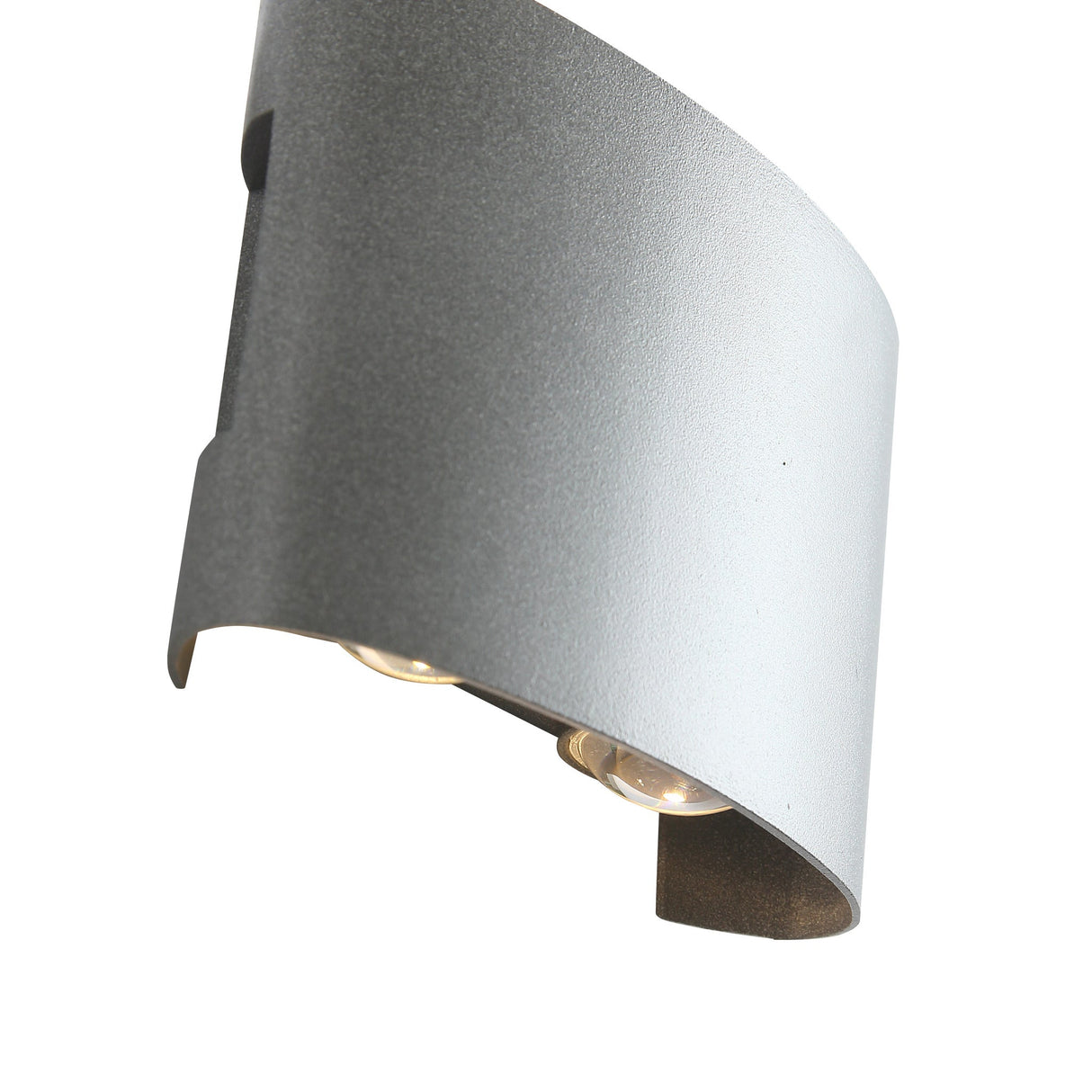 Ortelo 4W 12cm Vägglampa Utomhus Grå-Lampconcept.se