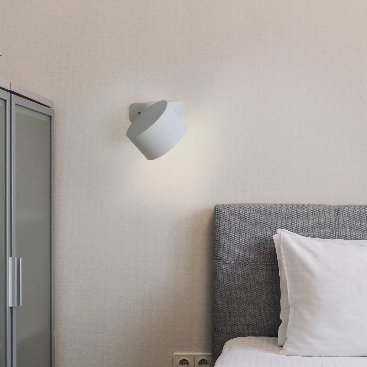 Ticky Magnetische Wandlamp Wit