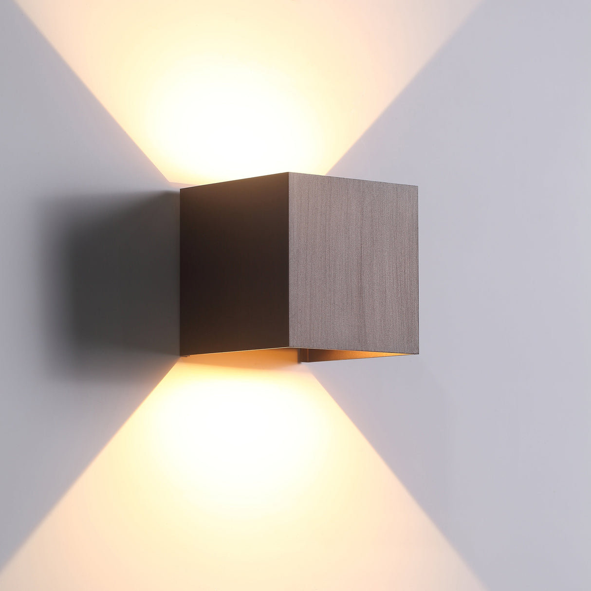 LED Wandspot IP54 6W Buiten Antiek Koper