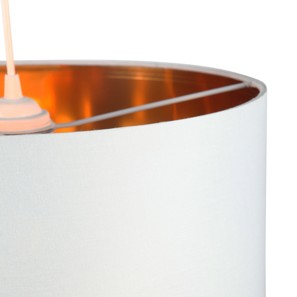 Drum Hanglamp Ø40 Wit/Messing