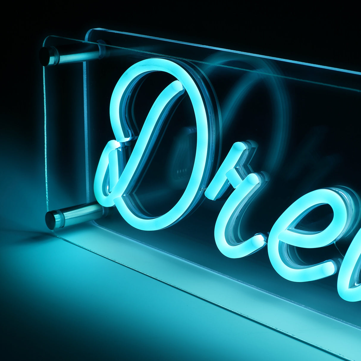 Dream LED Neon Box Tafellamp