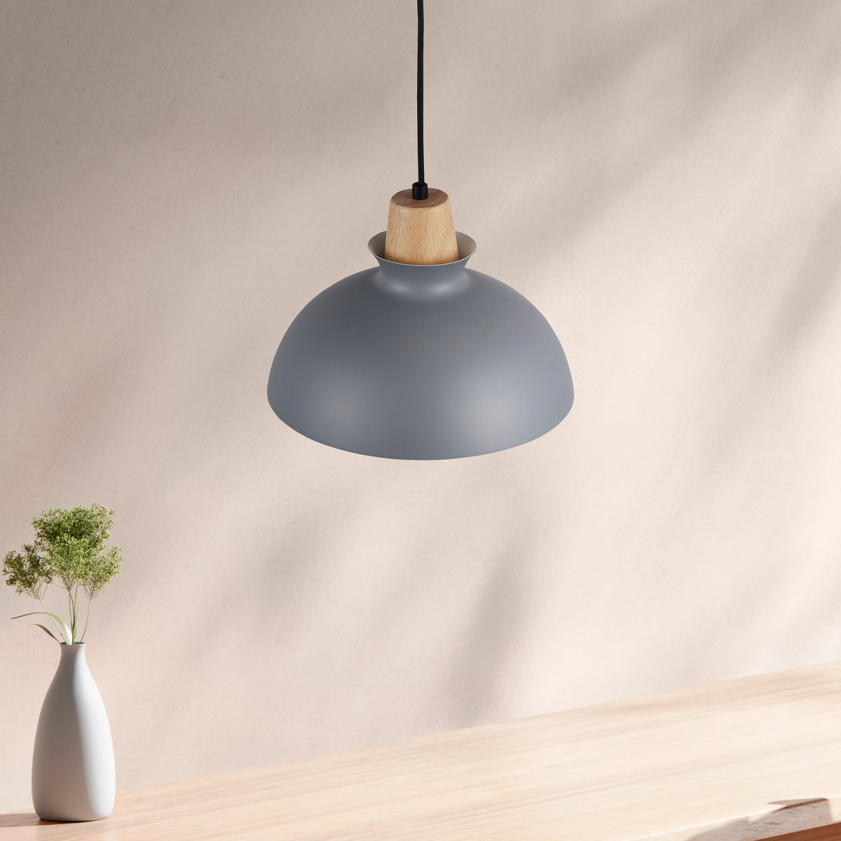 Tray Hanglamp Ø28 Grijs