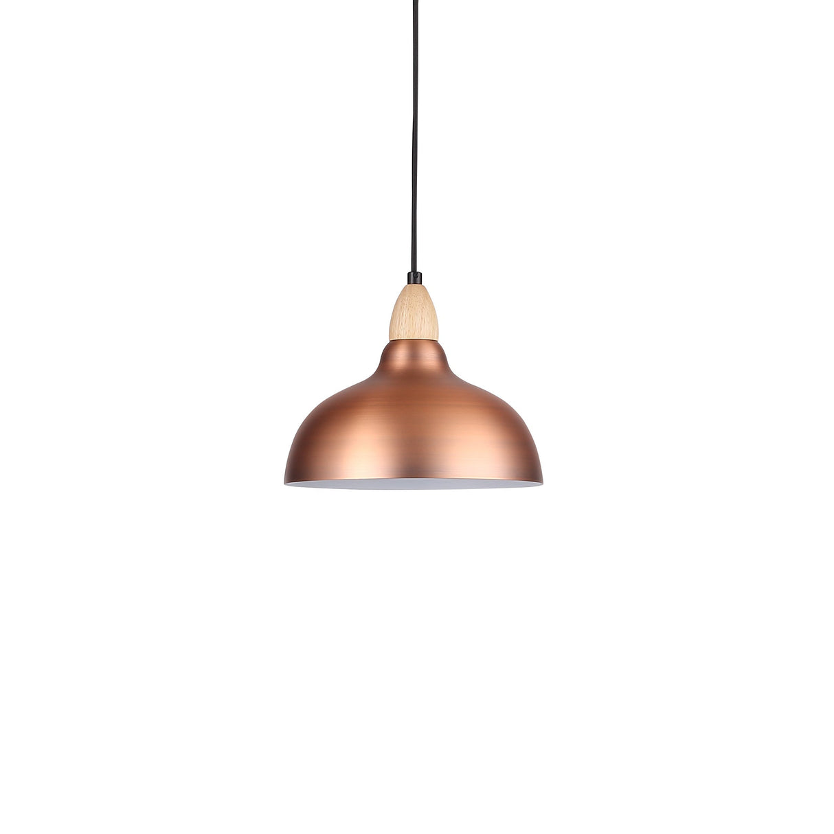 Oak Hanglamp Ø24 Geborsteld Koper