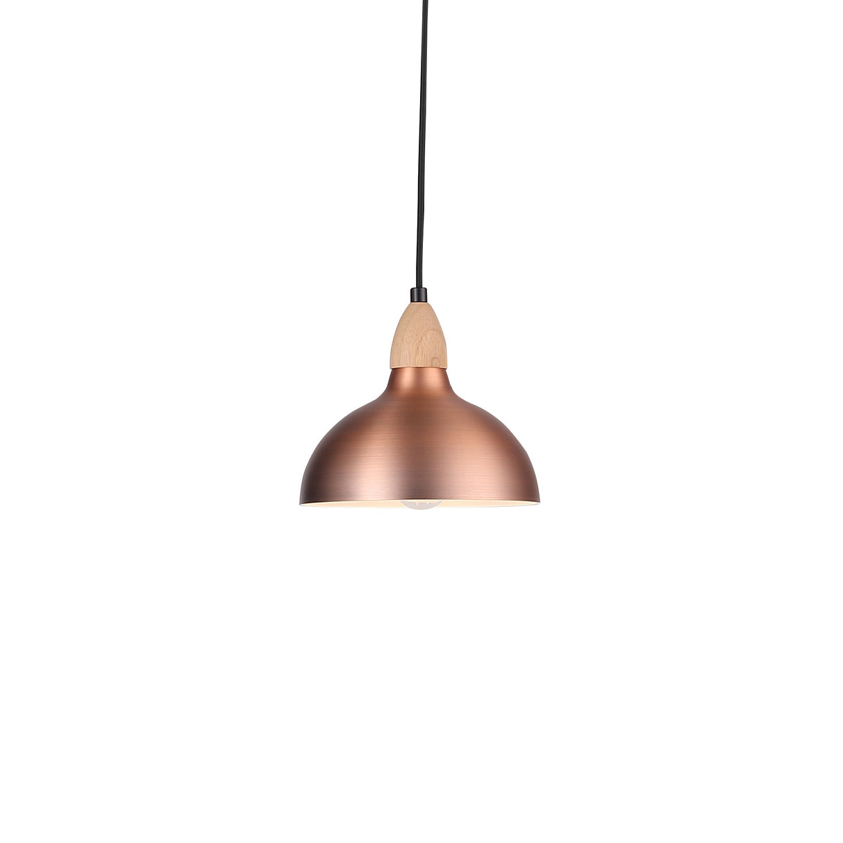 Oak Hanglamp Ø19 Geborsteld Koper