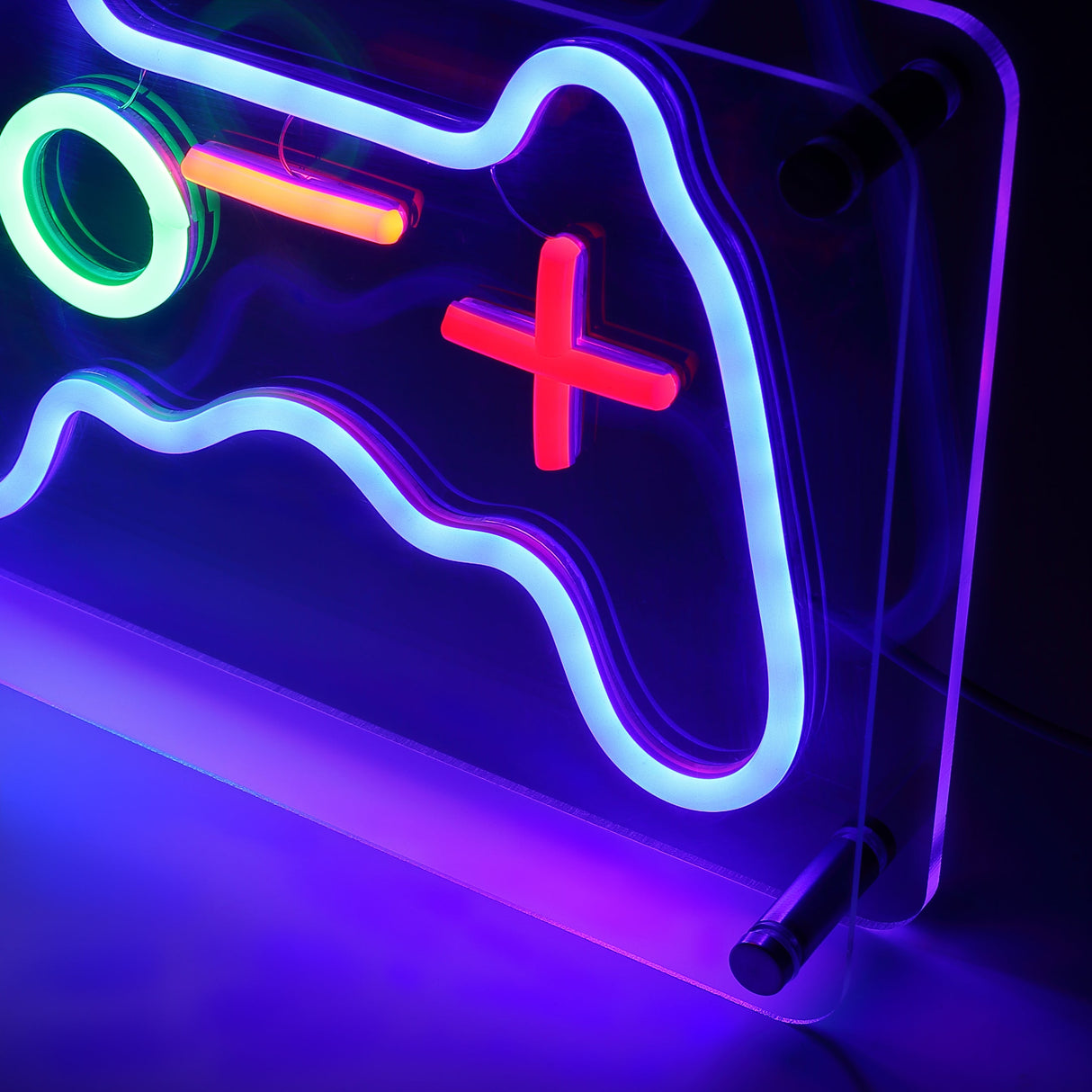 Joystick LED Neon Box Tafellamp