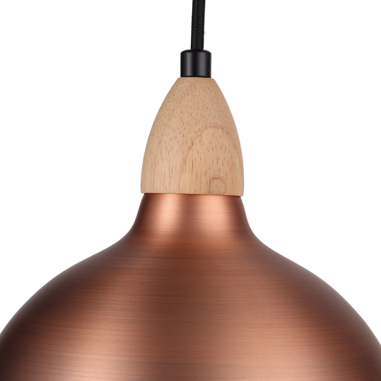 Oak Hanglamp Ø19 Geborsteld Koper