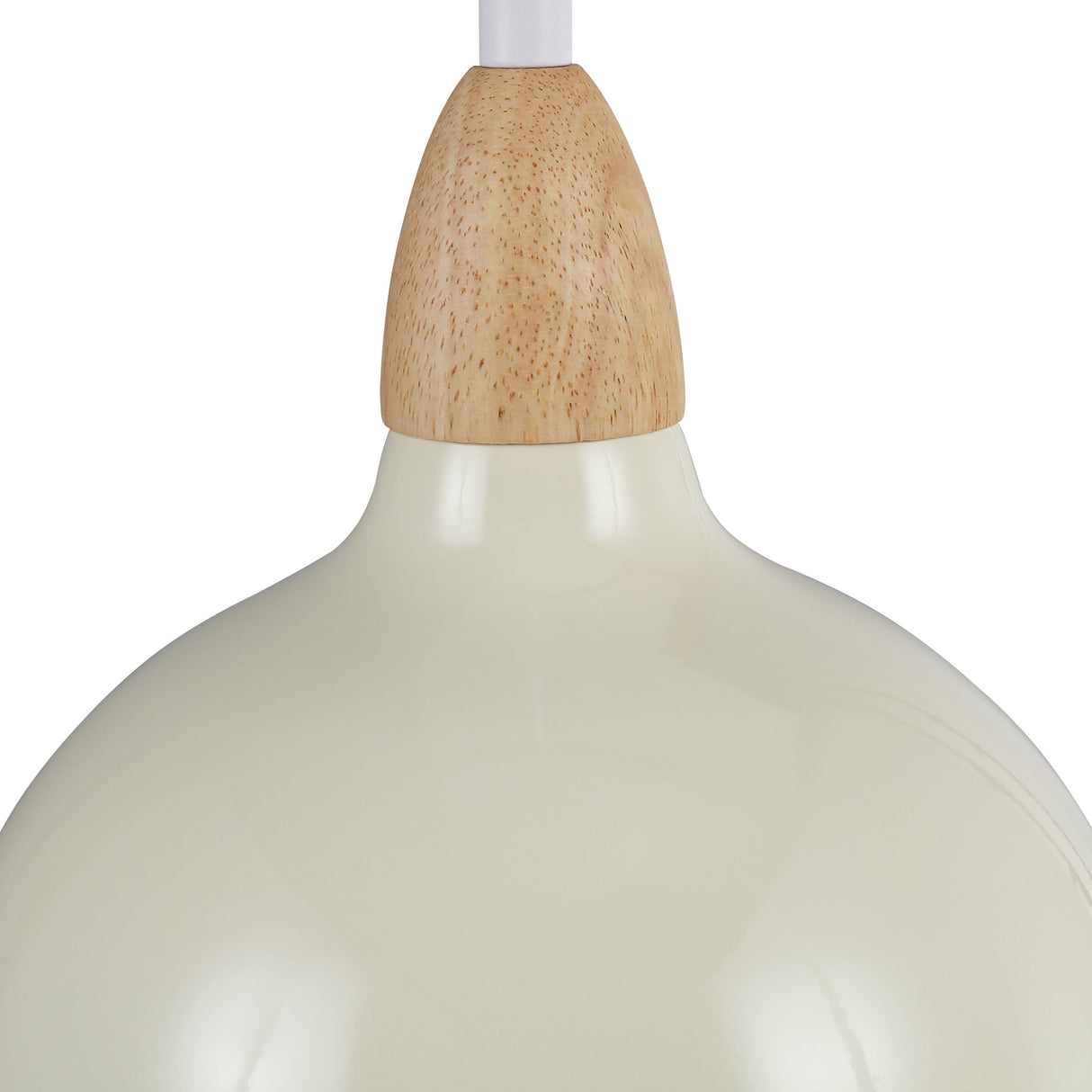 Oak Hanglamp Ø19 Glossy Vanille