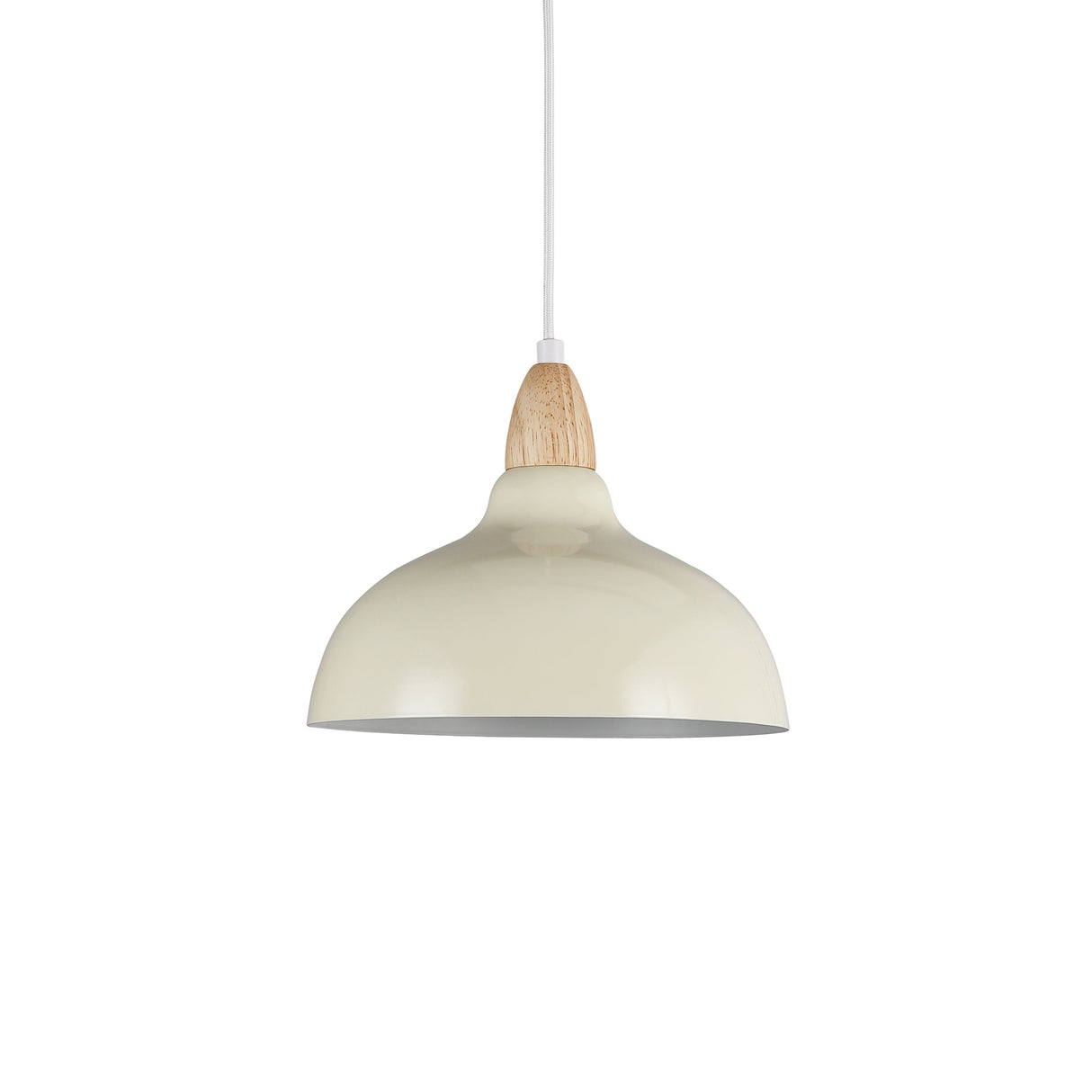 Oak Hanglamp Ø24 Glossy Vanille