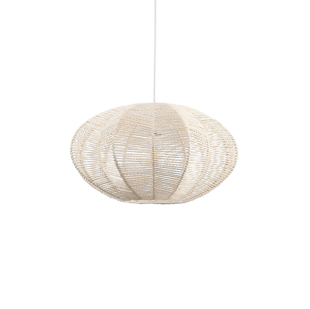 Tiva Braided Pendel Ø45 Raw White