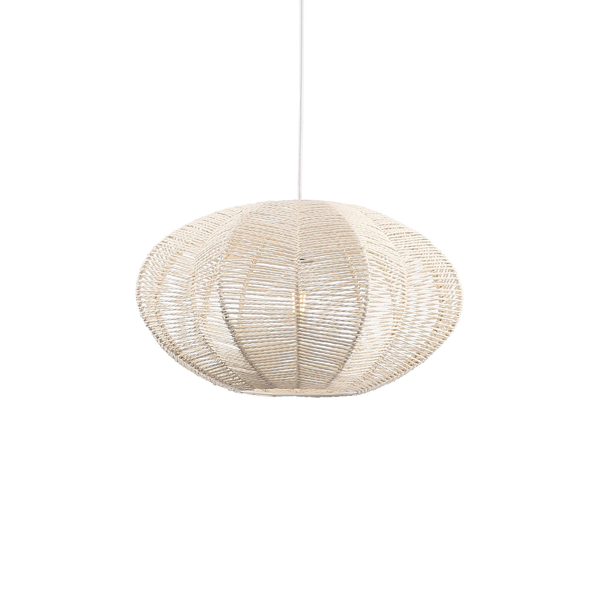 Tiva Braided Pendel Ø45 Raw White