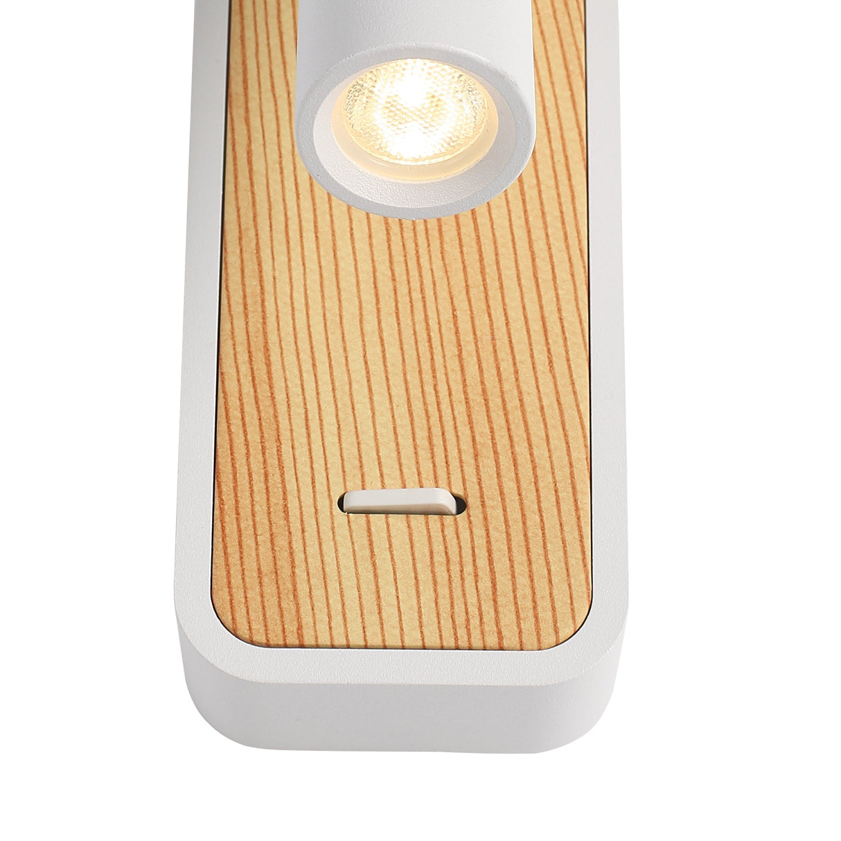 Danta Wandlamp Wit/Houtlook