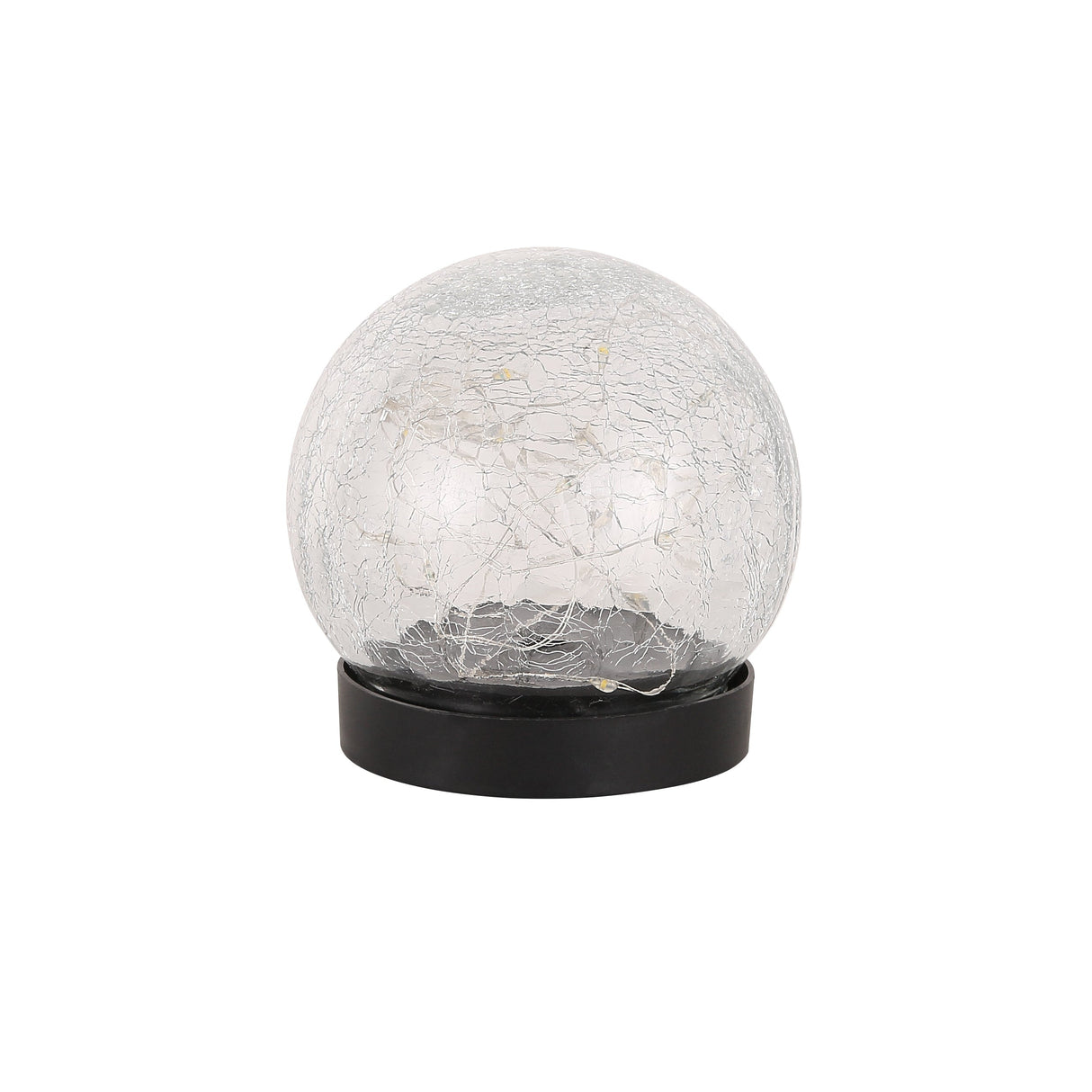 Solcelle Glasklot 10cm