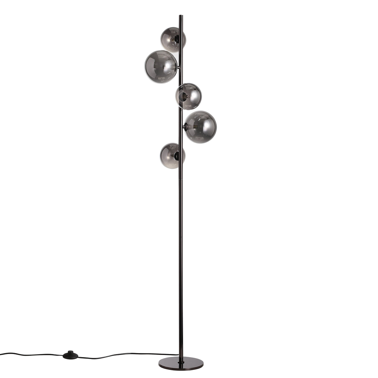 Valencia Vloerlamp Titanium/Smoke