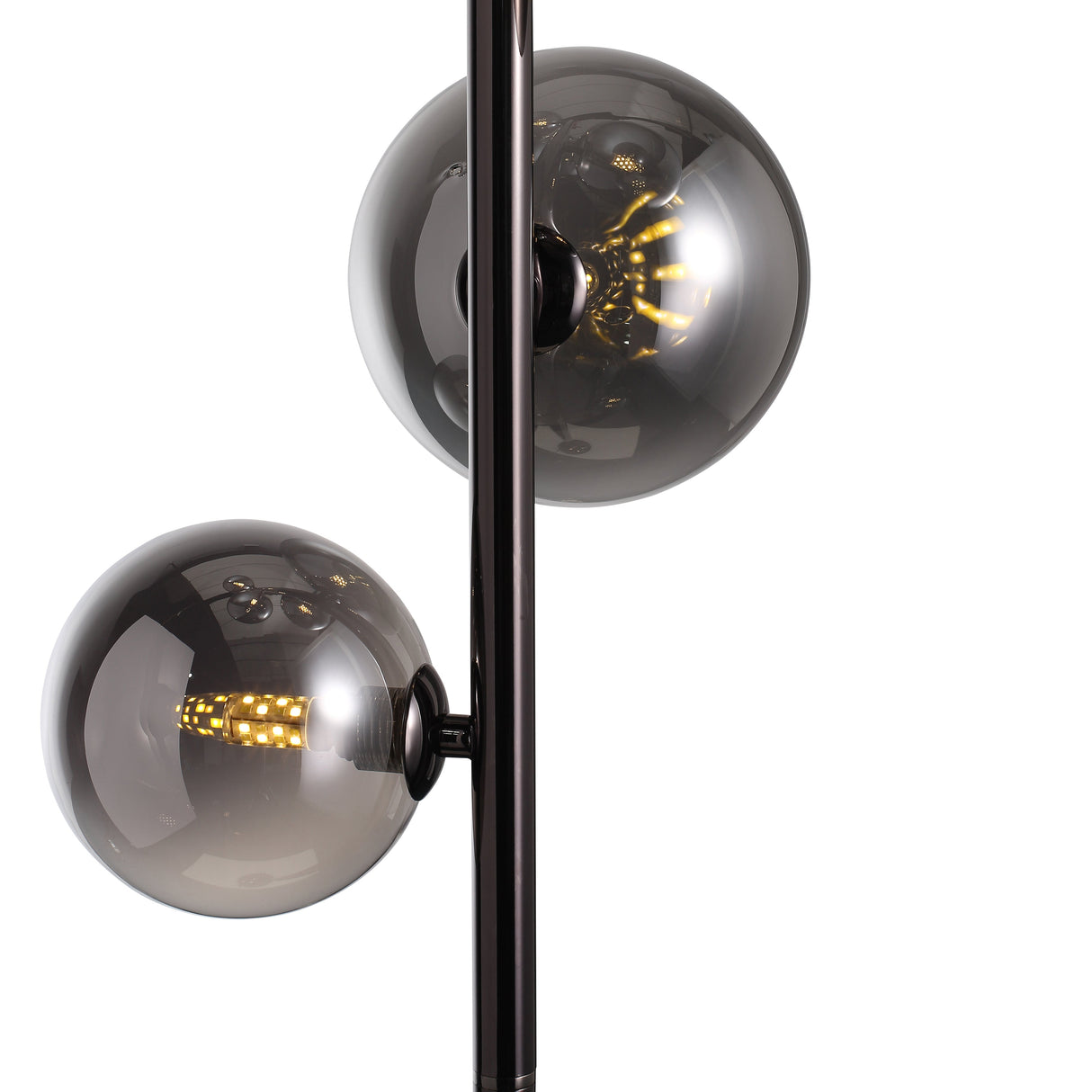 Valencia Vloerlamp Titanium/Smoke